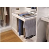 Drawer Elite for trousers 800 mm with soft closing, baltas