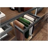 Drawer Elite for trousers 800 mm with soft closing, pilka anthracite