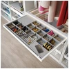 Drawer Elite with organizer 900 mm with soft closing, baltas