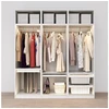 Drawer Elite with rattan basket 600 mm with soft closing, baltas