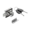 Drawer lock 138 with computer key (chrome)