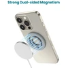 Drip MagSafe magnetinis telefono laikiklis su silikoniniu piršto žiedu juodas