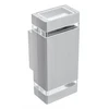 Dviejų krypčių sieninis šviestuvas NESSA, GU10, MAX. 2x50W, IP54, AC220-240V, 50/60Hz, pil