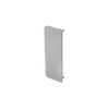 End cap for C profile - full, VELLO handleless system with LED function, sidabrinis (10 pcs /