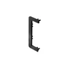 End cap for C profile, incomplete, VELLO handleless system with LED function, juodas (10 pc