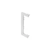 End cap for C profile, incomplete, VELLO handleless system with LED function, baltas (10 pc