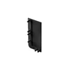 End cap for L profile - full, VELLO handle-free system with LED function, juodas right (10