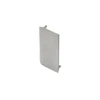 End cap for L profile - full, VELLO handleless system with LED function, sidabrinis left (10 p