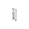 End cap for L profile - full, VELLO handleless system with LED function, pilka right (10 pc