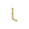 End cap for L-profile incomplete, VELLO handleless system with LED function, auksinis right(10