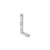 End cap for L profile, incomplete, VELLO handleless system with LED function, pilka right (