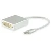 Equip Adapteris USB-C -> DVI-I DualLink (24+5) 2k60Hz 0.15m si (Pažeista pakuotė)
