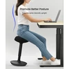 Ergonominė biuro kėdė Flexispot, reguliuojamo aukščio, 360° pasukama (Pažeista pakuotė)