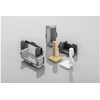 External connector VELLO L profile, juodas, (10 pcs/op.)