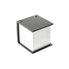 Façade luminaire LEO, E27, MAX. 18W, IP54, AC220-240V, 50/60Hz, juodas