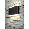 GTV Fasadinis šviestuvas dvikryptis LED VALLA, 8W, 640lm, AC220-240V, 50/60Hz, IP54, 4000K