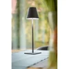 'FIZZI Led table lamp, 2,5W, 200lm, DC 5V, 1A,4000 K, battery 4000 mAh,dimmable,juodas