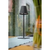 'FIZZI Led table lamp, 2,5W, 200lm, DC 5V, 1A,4000 K, battery 4000 mAh,dimmable,juodas