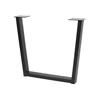 Frame leg GTV INDUSTRIA, trapezoid, H=710 mm, W=820 mm, profile 80 x 40, steel, juodas