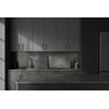 Furniture handle GTV IMPERIAL, C=192 mm, L=226 mm, ZnAl, matt juodas