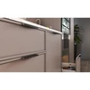 Furniture handle GTV PILLAR, C=160 mm, L=190 mm, Al, matt juodas