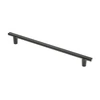 Furniture handle GTV RAY, C=192 mm, L=232 mm, ZnAl, juodas matt