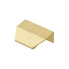 Furniture handle GTV TREX CROSS, C=32 mm, L=50 mm, Al, light brushed auksinis