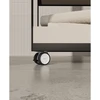 Furniture roller GTV CIRCO, H=61,5 mm, fi50 mm, braked, plastikas + steel, pilkas + light pilkas