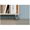 Furniture roller GTV GIRA, H=94 mm, dia60 mm, without brake, plastikas + steel, juodas + chro