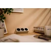 Furniture socket SOFITO, 2xSHUKO, USB A+C, cable 1.5 m, stainless steel