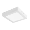 G-TECH FABRO Downlight, LED, 12W, 1200lm, 4000K, AC220-240V, IP40, surface-mounted, square