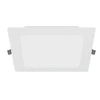 G-TECH FABRO Downlight, LED, 12W, 1200lm, 4000K, AC220-240V, IP40, recessed, square, baltas