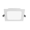 G-TECH FABRO Downlight, LED, 6W, 540lm, 4000K, AC220-240V, IP40,recessed, square, baltas