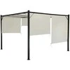 Garden PERGOLA Para Sole ZONA 3x3x2m Atsparus vandeniui roofing ROLLERS SP0836 (Pažeista pakuotė)