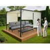 Garden PERGOLA Para Sole ZONA 3x3x2m Atsparus vandeniui roofing ROLLERS SP0836 (Pažeista pakuotė)