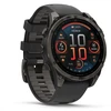 Garmin Išmanusis laikrodis Fenix 8 – 47 mm, AMOLED Sapphire, Pilkos anglies spalvos DLC titanas su juodai pilkos spalvos