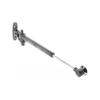 Gas stay lift 50n with soft closing pilkas anthracite