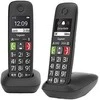 Gigaset E290HX belaidis telefonas su įkrovimo dėklu - juodas (Pažeista pakuotė)