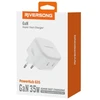 Greito įkrovimo adapteris su 2 x USB-C, Riversong PowerKub G35, baltas