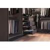 GTV AXIS PRO drawer H=116, L=350, soft-close, side with glass, anthracite