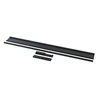 GTV AXIS PRO set for internal drawer (D), panel+rail+connectors, panel H=110 mm, juodas (C)
