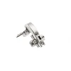 GTV COCA hinge parallel, angled 90 deg, H=2 mm, springless, e-chain®, slide-on, with euro