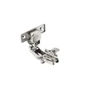 GTV COCA hinge parallel, angled 90 deg, H=2 mm, springless, e-chain®, slide-on, with euro