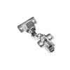 GTV FCHC hinge, recessed, soft-close, clip-on, euro-free