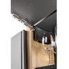 GTV HORIZON lift, front height 250-450 mm, front weight 2-5kg, force 500-1350, juodas