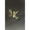 GTV LENS hanger, double, ZnAl, brass