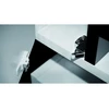 GTV SALTO NOVA bumper, short, recessed, with magnet, juodas