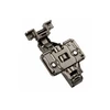 GTV SILENTO PRO mortise hinge,without spring,alu frame,prow H=0,3D,clip-on,without euro,bl