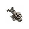Hinge GTV SILENTO PRO mounted,without spring,frame alu,prow H=0,3D,clip-on,without euro,bl
