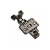 Hinge GTV SILENTO PRO twin,without spring,alu frame,prow H=0,3D,clip-on,without euro,juodas